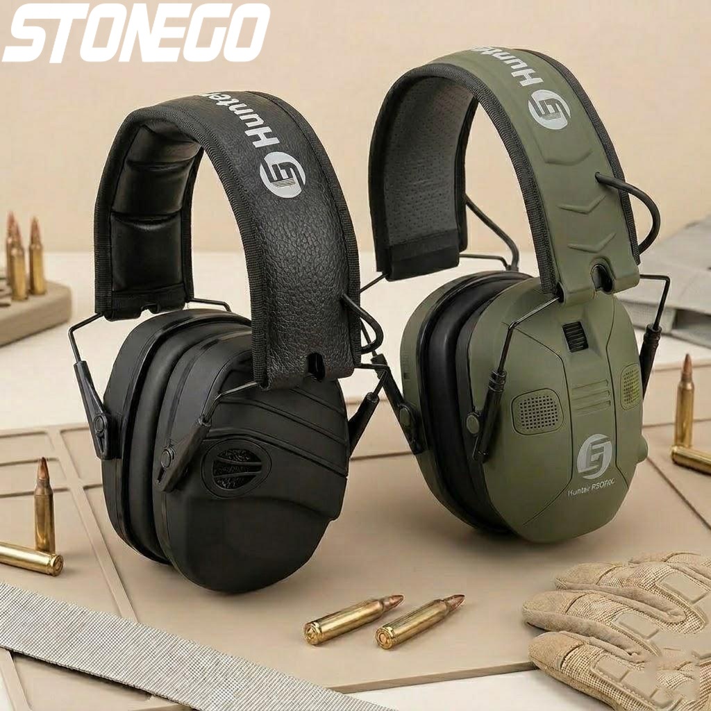 Shooting Ear Muff - Foldable Tactical Noise Canceling Earmuffs Hearing