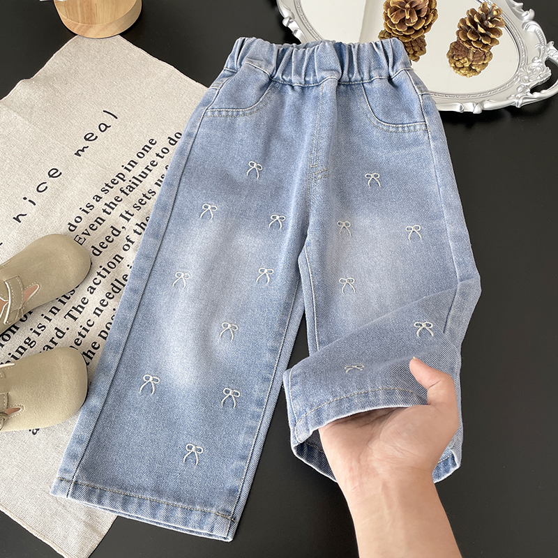 Girls' Embroidered Bow Wide-Le - Bow Stringer Tool recension och pris