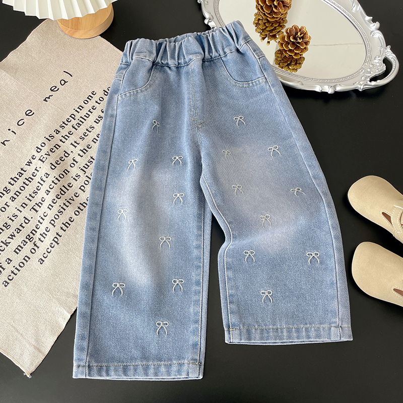 Girls' Embroidered Bow Wide-Le - Bow Stringer Tool recension och pris