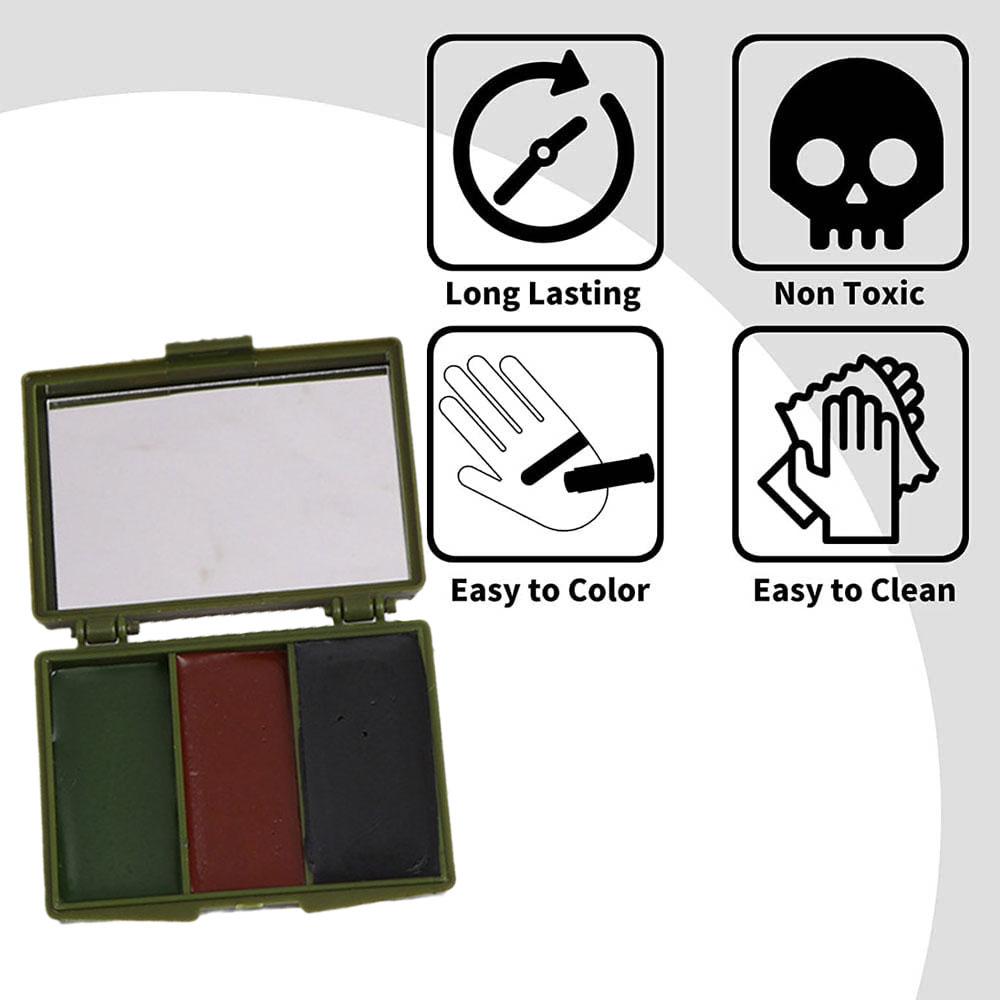1/3/5PCS Portable Camouflage F - Camo Face Paint recension och pris