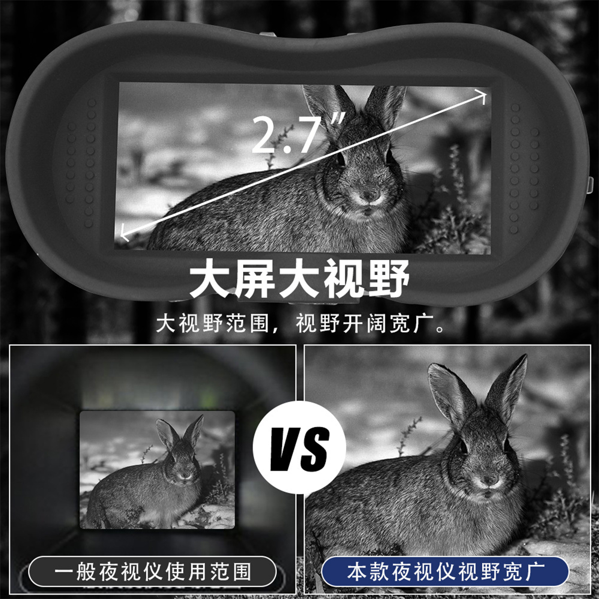 NV8160 Head-mounted Binocular  - Outdoor Hunting Digital Night Vision recension och pris