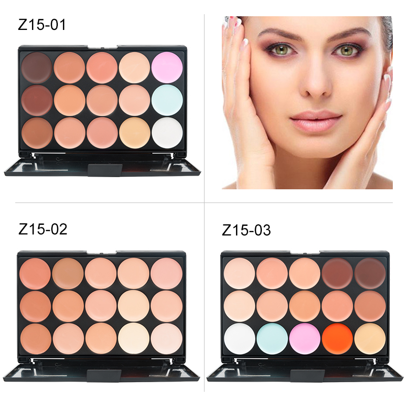 15 Colors Face Concealer Camou - Camo Face Paint recension och pris