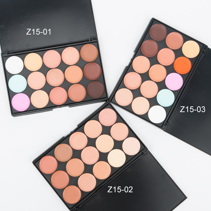 15 Colors Face Concealer Camou - Camo Face Paint recension och pris