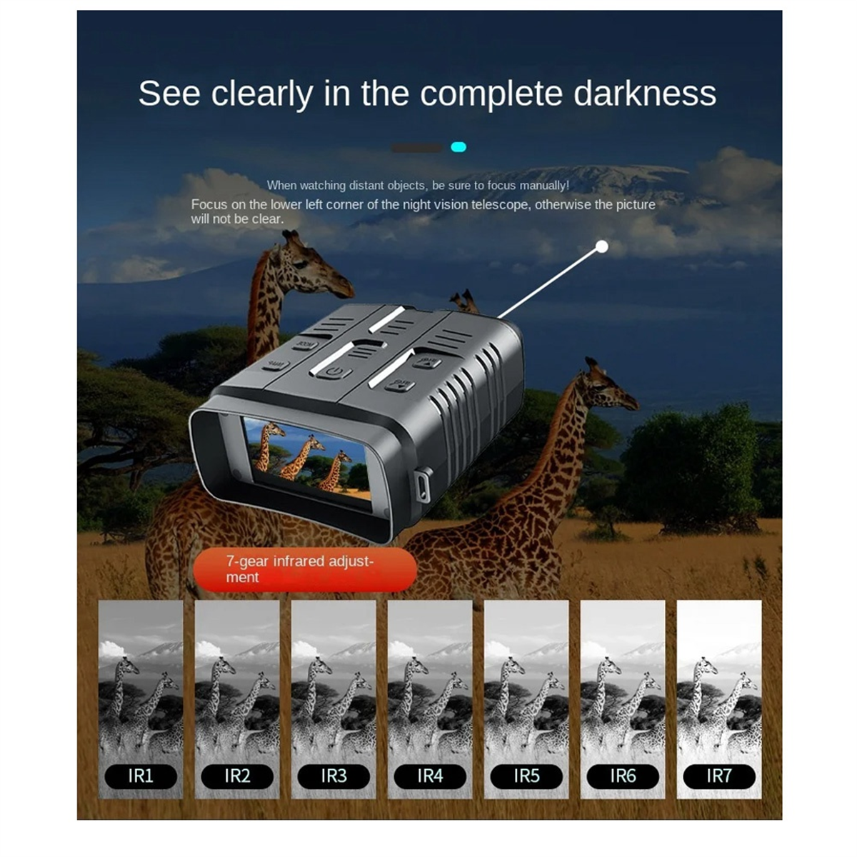 R19 Digital Night Vision Binoc - Outdoor Hunting Digital Night Vision recension och pris