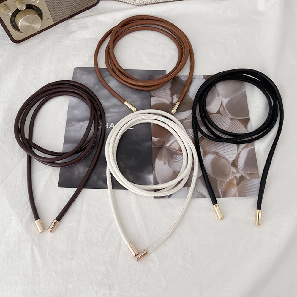 New Round Leather Thin Belt Wo - Bow Stringer Tool recension och pris
