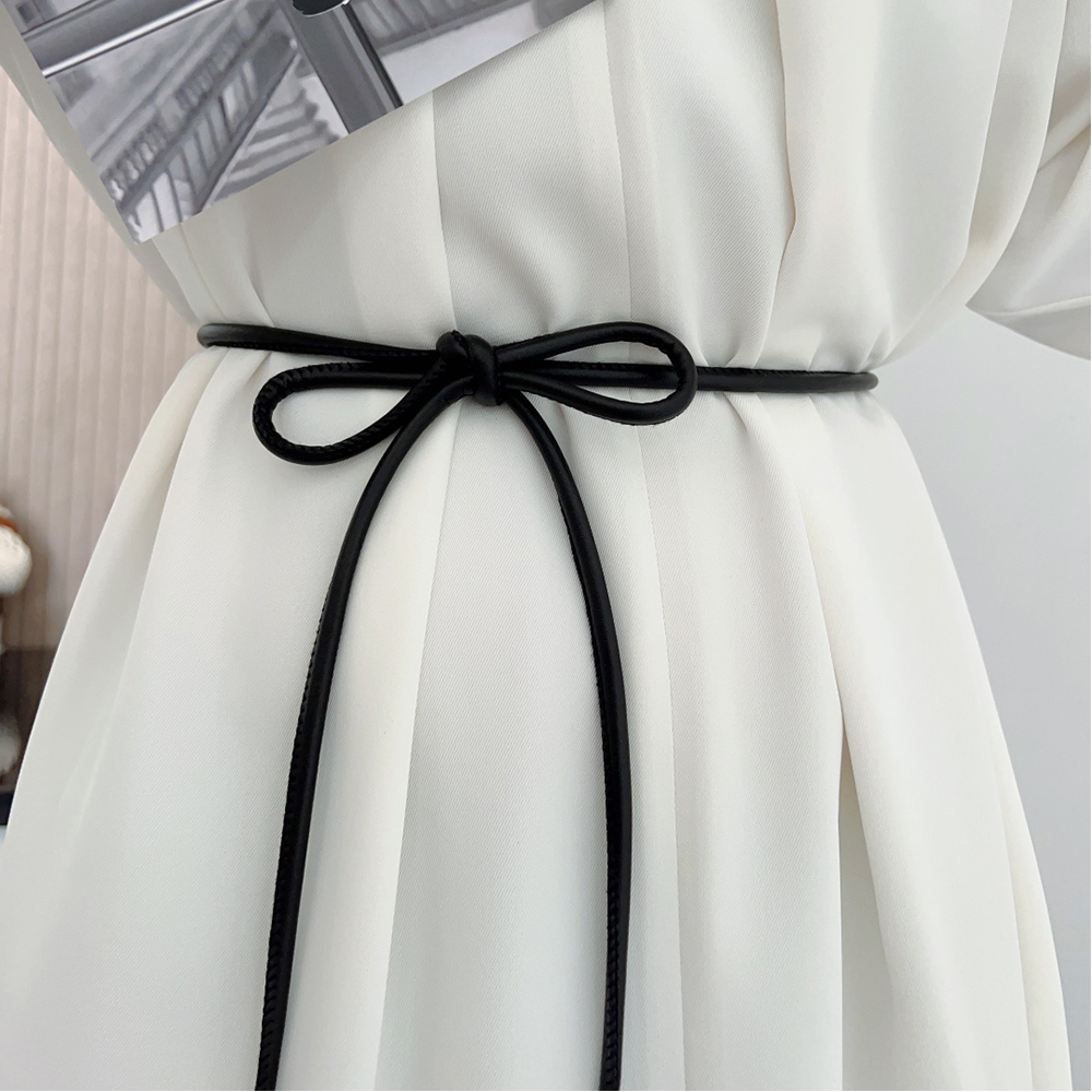 New Round Leather Thin Belt Wo - Bow Stringer Tool recension och pris