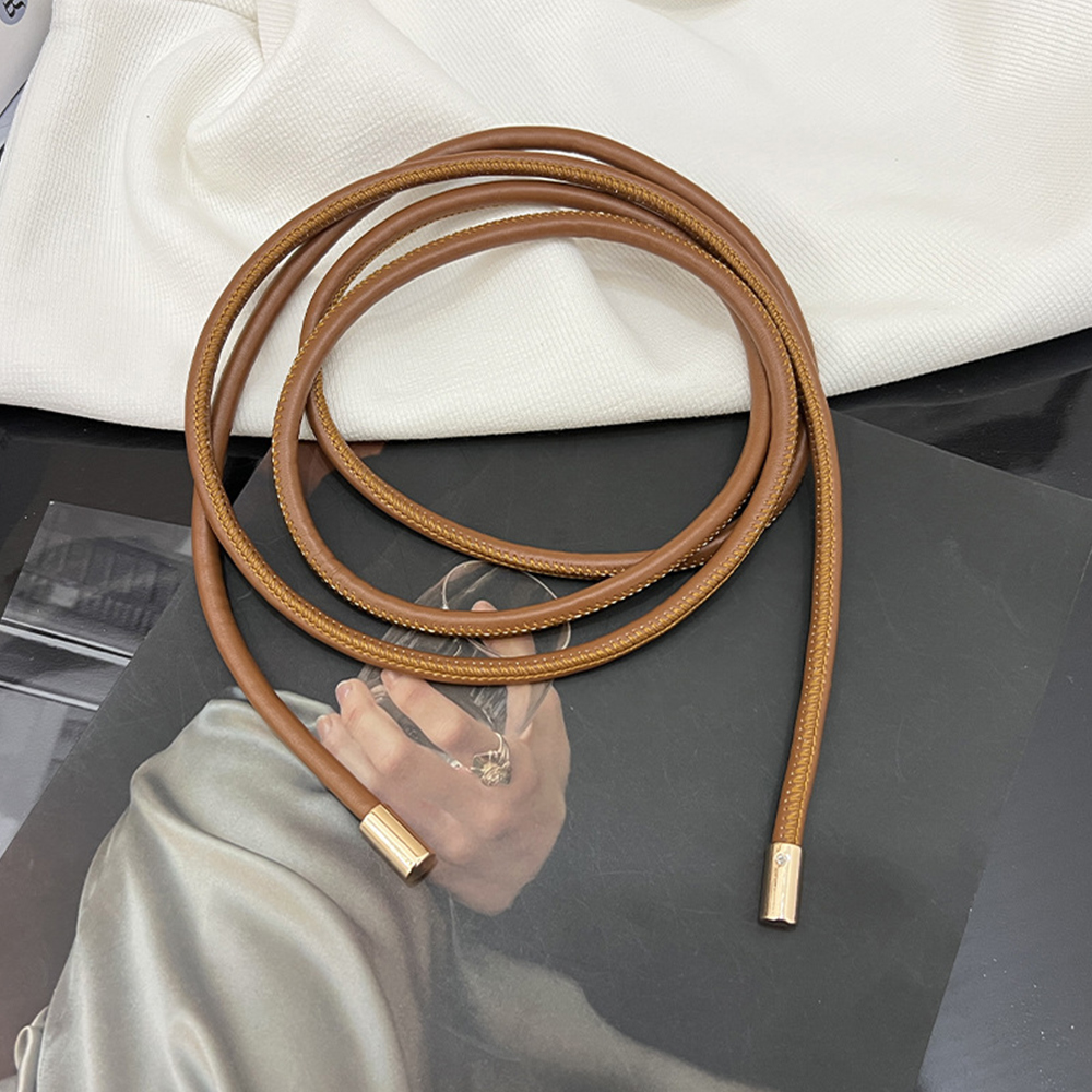 New Round Leather Thin Belt Wo - Bow Stringer Tool recension och pris