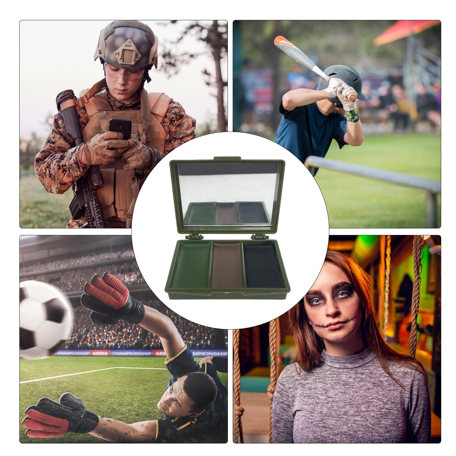 3 Colors ArmyFans CS Shooting  - Camo Face Paint recension och pris