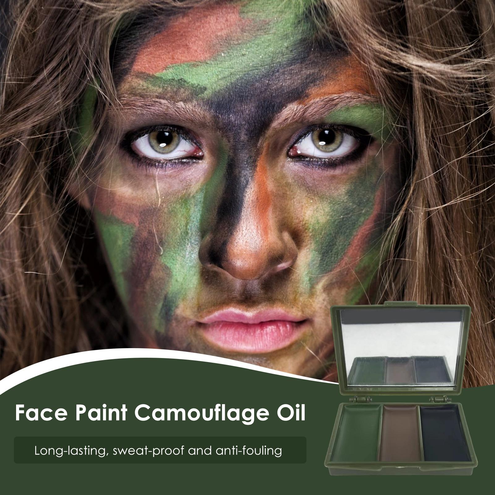 3 Colors ArmyFans CS Shooting  - Camo Face Paint recension och pris