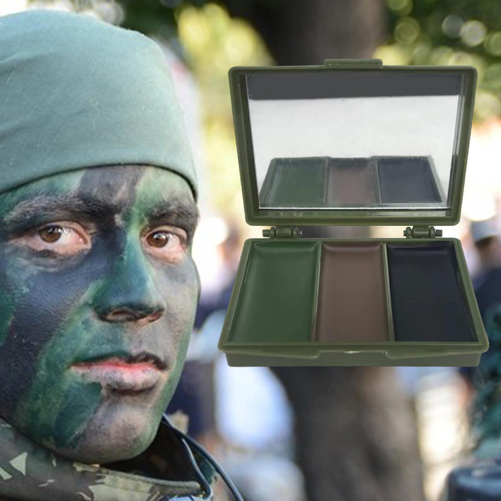 3 Colors ArmyFans CS Shooting  - Camo Face Paint recension och pris