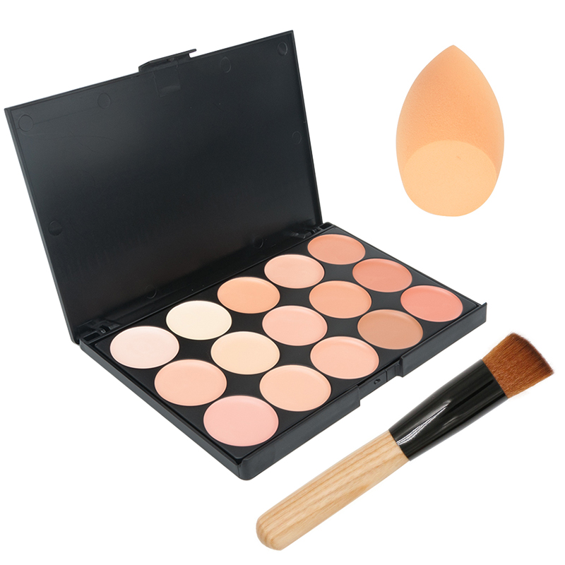 15 Colors Face Concealer Camou - Camo Face Paint recension och pris