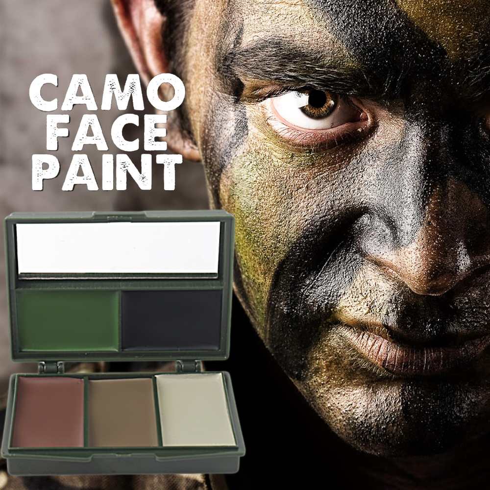 5-Color Camouflage, Face Paint - Camo Face Paint recension och pris