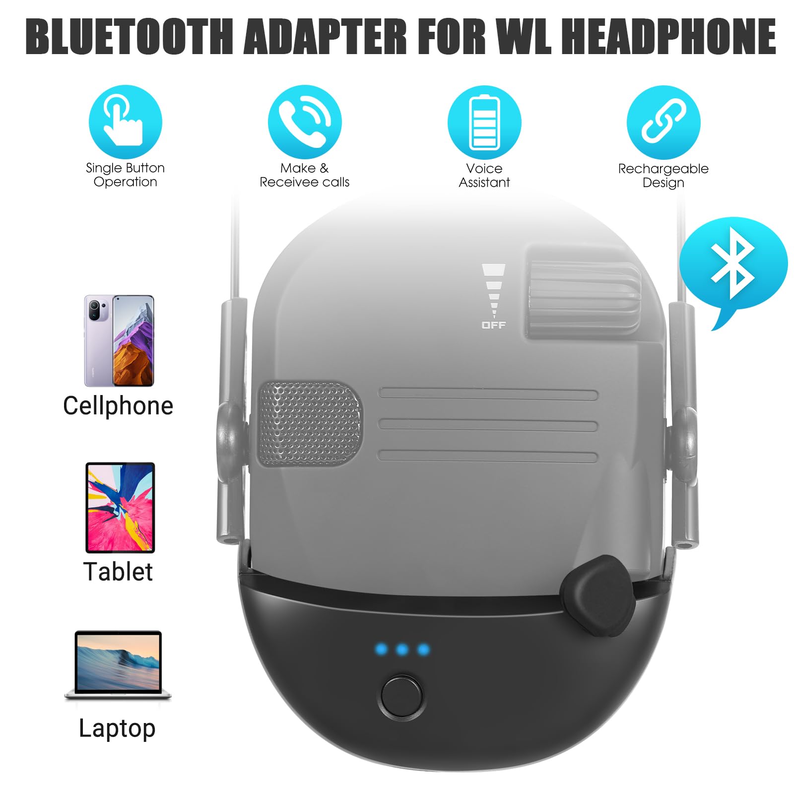 Rechargeable Bluetooth 5.1 Ada - Shooting Ear Muff recension och pris