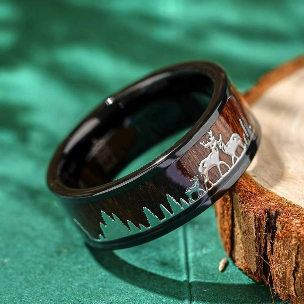 Fashion 8mm Koa Wood Inlay Dee - Wildman Hunting & Outdoor Reviews recension och pris