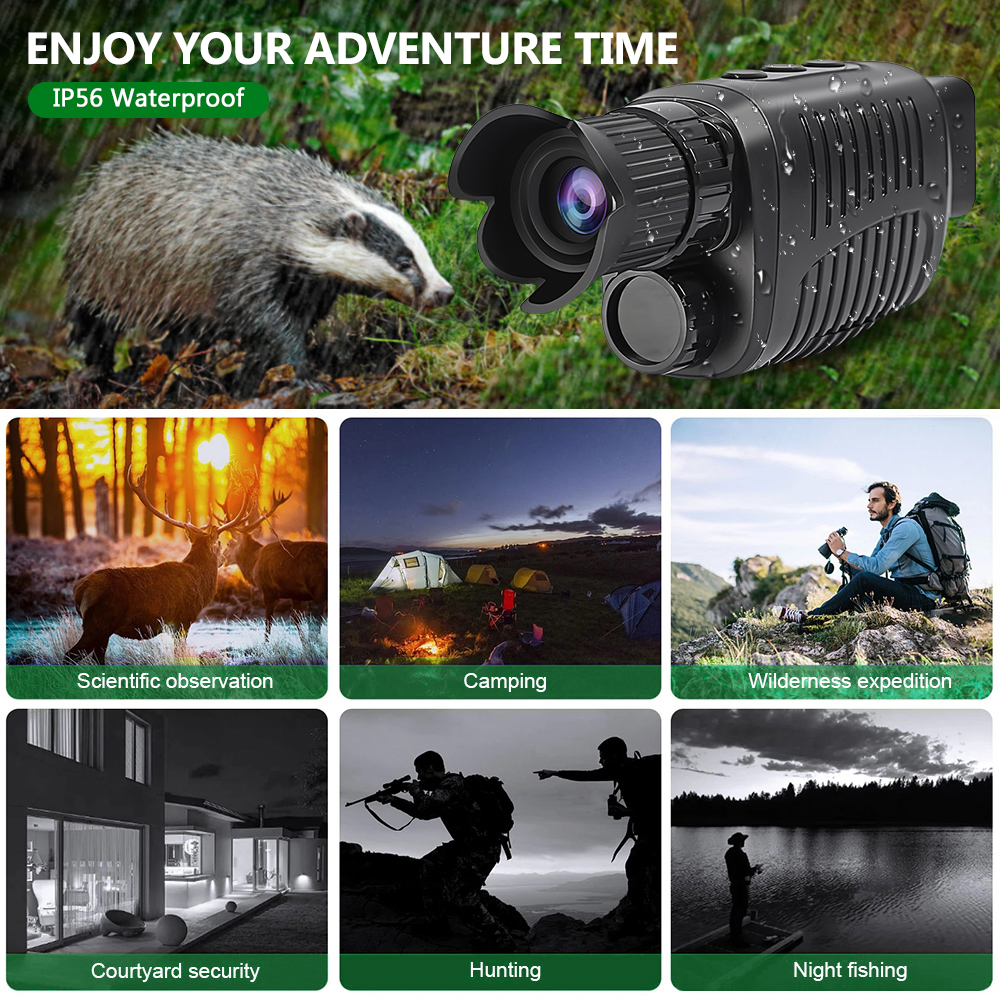 1080P HD Monocular Night Visio - Outdoor Hunting Digital Night Vision recension och pris