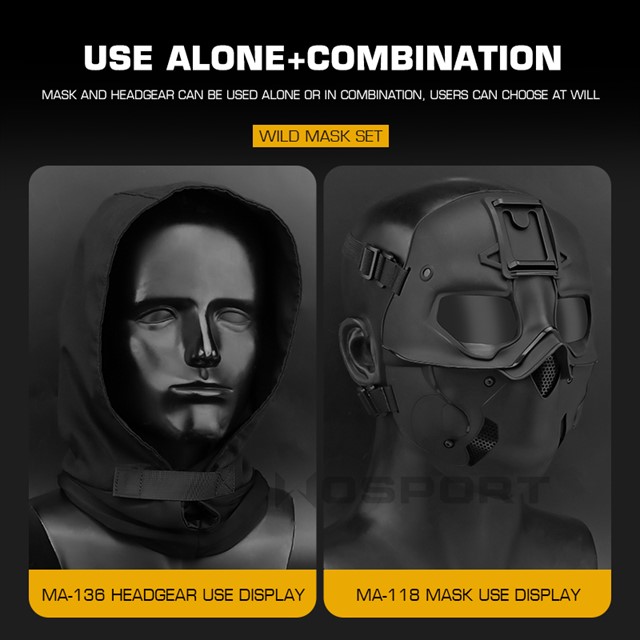 Wild Mask Set Tactical Equipme - Wildman Hunting & Outdoor Reviews recension och pris
